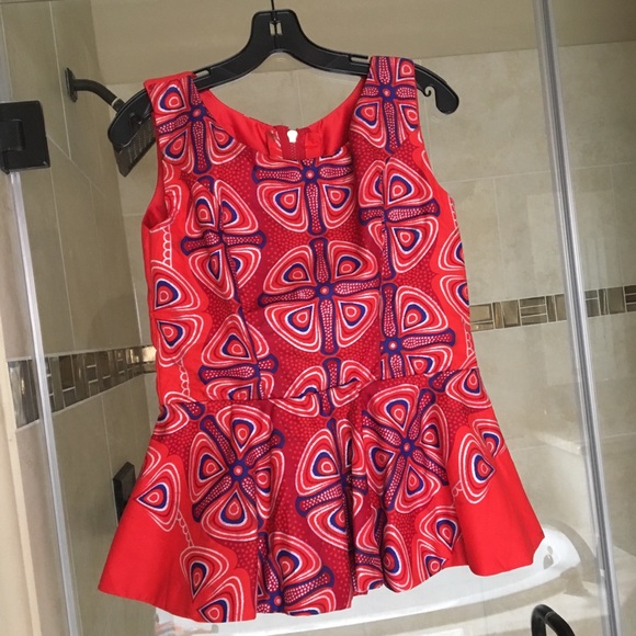 Tops Custom Sleeveless Peplum Ankara Top Poshmark